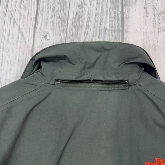 The North Face HYVENT Full Zip Ski Jacket Large Houndstooth Green Mens No Hood - Picture 8 of 16